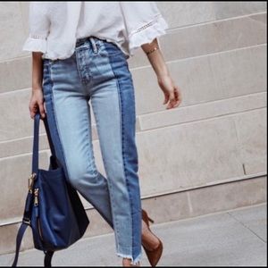 American Eagle - two-toned jeans - size 10